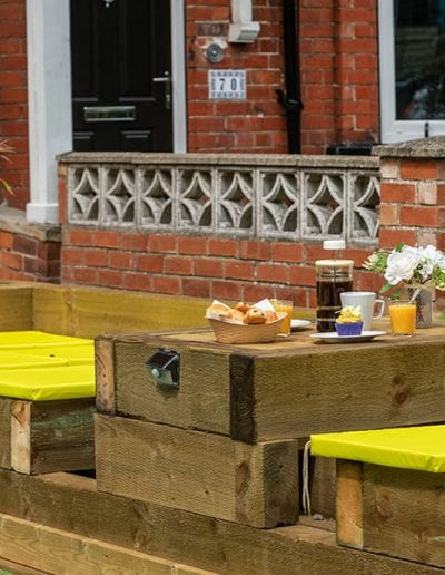 scarborough outdoor seating area